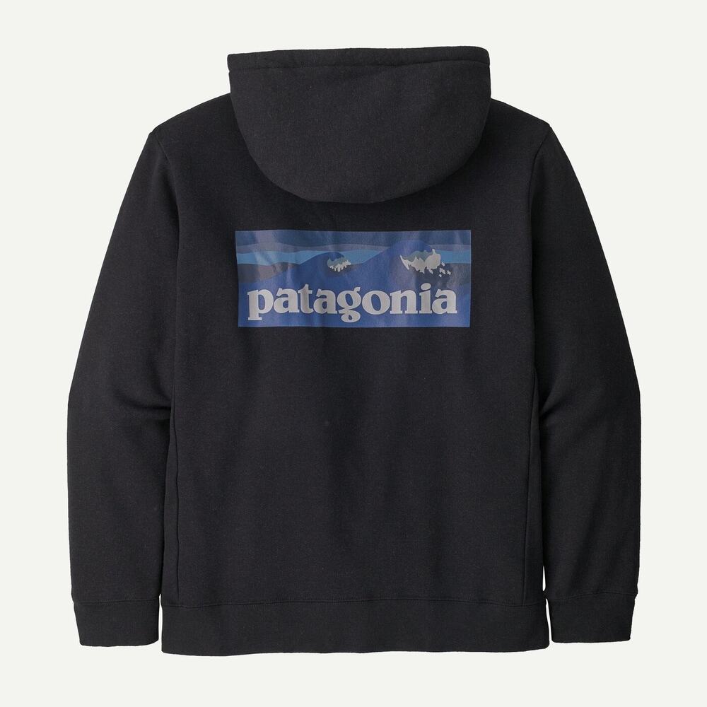 Patagonia P-6 Logo Uprisal Hoodie Black XS Unisex Gorpcore Streetwear Recycled - Picture 12 of 12